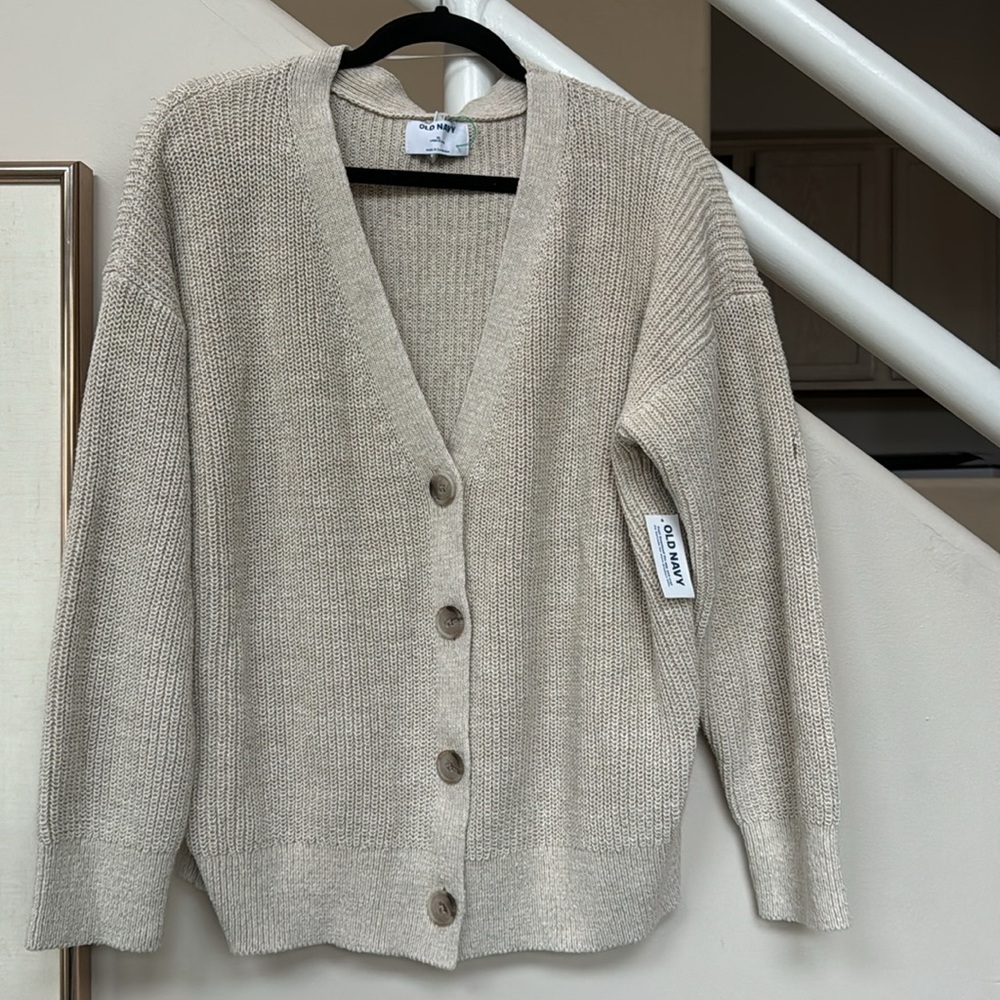 NWT Old Navy linen Blend Cardigan